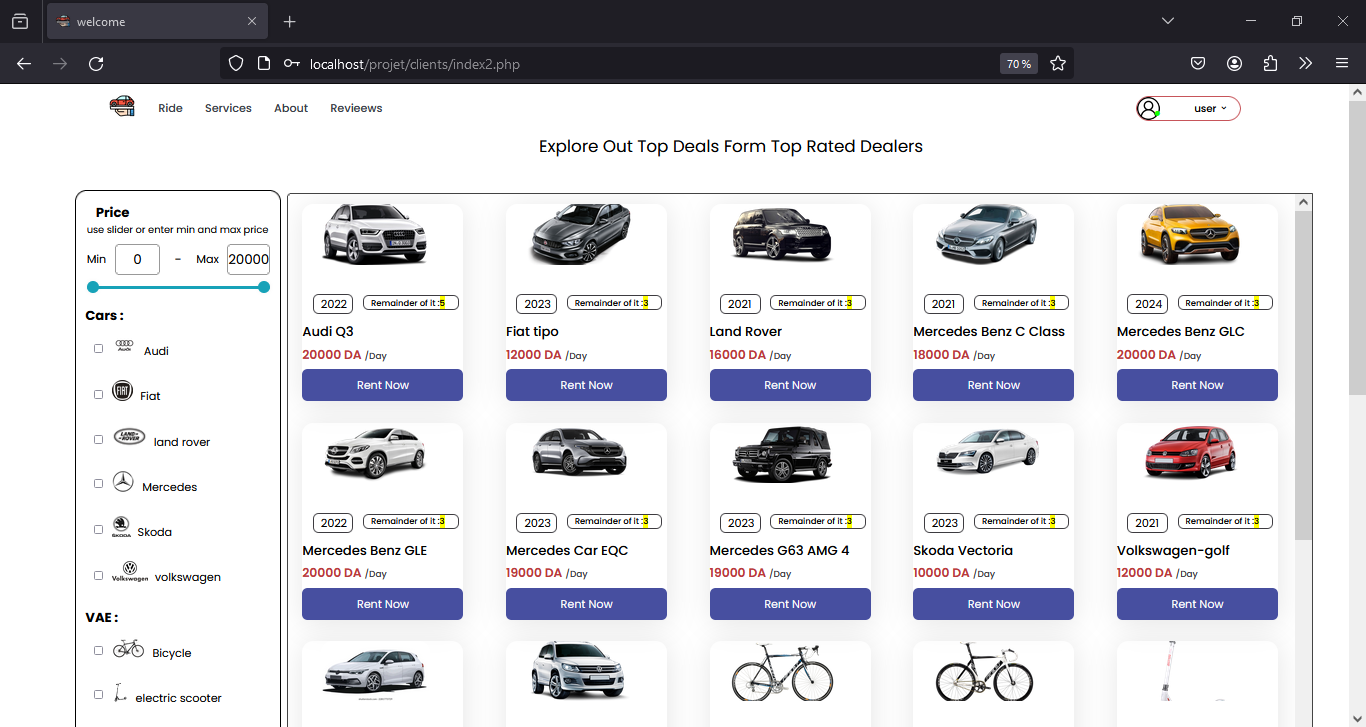 Car list